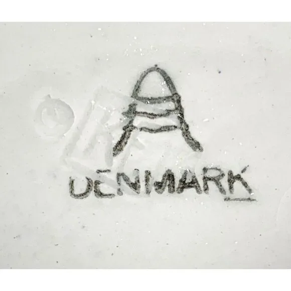 Royal Copenhagen Denmark Small Plate Kronborg Castle 3" Porcelain Vtg - Picture 4 of 4